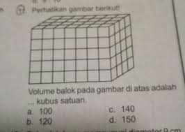 Check spelling or type a new query. Volume Balok Pada Gambar Di Atas Adalah Kubus Satuan Brainly Co Id
