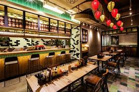 Namnam Noodle Bar By Metaphor Interior Architecture Jakarta Indonesia Retail Design Blog Noodle Bar Interior Architecture Pub Design