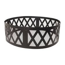 Check spelling or type a new query. Outdoor Cooking Eating 36 Wood Firepit Patio Ring Lattice Fire Pit Rust Resistant Galvanized Steel Fire Pits Chimineas