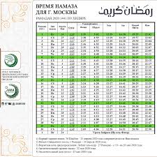 Точность наших расчетов составляет 1 минуту. Vremya Namaza Dlya G Moskvy Ramadan 2020 1441 Po Hidzhre
