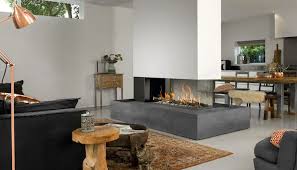 Even when the fire is turned off, poseidon remains a modern and stylish table. Gas Fireplace Room Divider 3 Bellfires Contemporary Closed Hearth 3 Sided