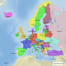 Auf dieser england karte aber finden sie nur england und können deutlich erkennen, wo das land aufhört und wales und schottland beginnen. Stepmap Hauptstadte Europa Landkarte Fur Europa