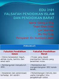 Falsafah Pendidikan Islam Barat Pdf