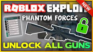 Phantom forces is an fps game on the roblox online game platform that offers a team deathmatch feature, alongside a wide selection details: New Phantom Forces Exploit Unlock All Guns Patched Instant Unlock All Guns For Free No Level Youtube