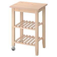 Some of you may be wondering what happened to the staircase project?! Bekvam Kitchen Cart Birch Ikea