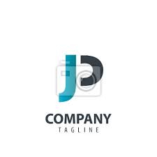 Showcases brilliantly designed to make your store shine. Anfangsbuchstabe Jp Design Logo Wandsticker Rudiment Branding Identitat Myloview De