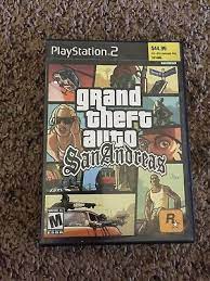 Grand Theft Auto San Andreas Playstation 2 2004 For Sale Online Ebay Grand Theft Auto San Andreas Grand Theft Auto Series
