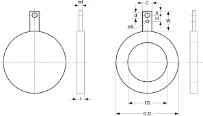 Dimensions And Weights Of Spades Paddle Blank And Ring
