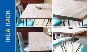 Naturally, you can use a longer one, but for most 6 feet desk surface will be large enough, if not too large. Awesome Ikea Hack Of The Week An Apartment Sized Dining Table
