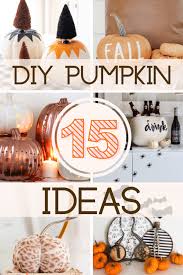 Decorate pumpkins with colorful stripes of paper and fabric to create a bright and natural fall centerpiece. 15 Creative Pumpkin Decorating Ideas Modern Glam Diy