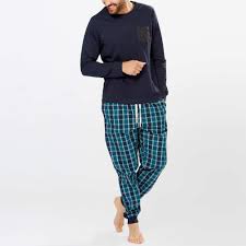 Pyjama Long Pantalon Voile Coton Homme Kiabi 19 00 Kleding