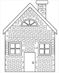 607 x 850 file type: 9 House Coloring Pages Jpg Ai Illustrator Download Free Premium Templates