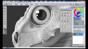 How To Draw Paint A Baby Dragon Corel Painter Wacom Intuos 3 Part 2 Corel Painter Digital Painting Tutorials Wacom Intuos