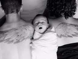 Limit my search to r/sexy_angels. Family Photo With Angel Wing Tattoos Goes Viral