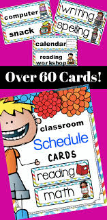 Schedule Cards Included In This File Are Reading Writing Math Science Social Studies Effective Classroom Management Classroom Activities 3rd Grade Classroom