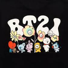 Your roblox online ingyen product will be shipped to its final destination to roblox dragon ball z rp arrive in 2 business days or faster. Bt21 20 Flower Text T Shirt Black Line Friends Inc