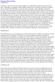 Siamo giunti all'ultimo capitolo del romanzo di alessandro manzoni. Promessi Sposi Riassunto Dal 1 Al 38 Cap Docu Plus