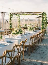 Feel The Sand Between Your Toes With This Beach Reception Beach Wedding Decorations Reception Beach Wedding Inspiration Outdoor Wedding