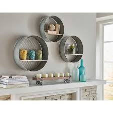 4.4 out of 5 stars. Round Wood And Metal Wall Shelves Set Of 3 Kirklands