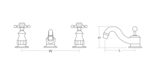 The other side of the tag will contain the faucet model number. K 108 3 Antique Widespread Sink Faucet With Six Prong Handles Kohler