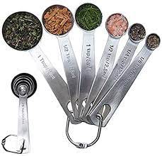 However, in some regions, it is the largest type of spoon used for eating. Latest 6 Piece Measuring Spoon Set Lifetime Replacement Guarantee 1 8 Tsp 1 4 Tsp 1 2 Tsp 1 Tsp 1 2 Tbsp 1 Tbsp Stainless Steel Measuring Spoon Basic Kitchen And Baking Utensils Dishwasher Safe Amazon De Home Kitchen