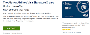 Tue, jul 27, 2021, 4:00pm edt Bank Of America Alaska Airlines Card 50 000 Mile Offer Now Publicly Available Doctor Of Credit
