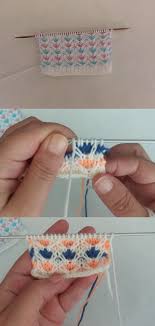 Oldukca Guzel Uc Renkli Orgu Modeli Anlatimli Yapilisi Baby Knitting Patterns Orgu Orgu Desenleri
