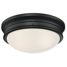 Westinghouse Meadowbrook 2 Light Matte Black Flush Mount 6324100 The Home Depot Flush Mount Ceiling Ceiling Fixtures Flush Mount Ceiling Lights