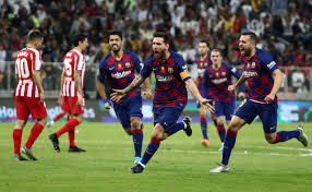 The fastest ever goal in uefa super cup history: Atletico Madrid Upset Barca To Book Spanish Super Cup Final With Real Madrid Chinadaily Com Cn