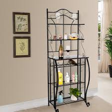 Order online today for fast home delivery. Lowestbest 5 Tier Bakers Racks For Kitchen Kitchen Corner Bakers Rack Kitchen Food Storage Shelf Kitchen Shelving And Storage Microwave Stand For Spice Rack Organizer Workstation Black Walmart Com Walmart Com