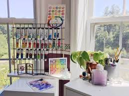 The art room provides art instruction for all ages. Peachy Keen My Art Studio And The View Outside My Window Ig
