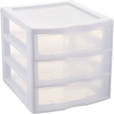 The walls can interlock for mixing and matching. Amazon Com Sterilite Clearview 3 Storage Drawer Organizer Home Kitchen