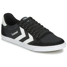 Shop our range of hummel shoes, boots & trainers. Hummel Ten Star Low Canvas Black White Fast Delivery Spartoo Europe Shoes High Top Trainers 51 96