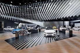 Mercedes Benz Silver Flow On Behance Car Showroom Design Showroom Design Car Showroom