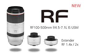 Please note that some features may not function properly. Rf100 500mm F 4 5 7 1l Is Usm Two Rf Extenders A New Super Telephoto Era