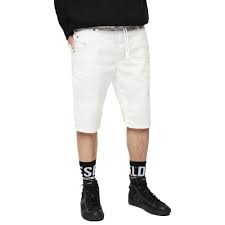 $298 diesel men's d krooshort ne short joggjeans devision size 38 light blue. Bermuda Diesel D Krooshort Ne Blanco Sax Department Store
