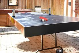 How To Make A Diy Folding Ping Pong Table Half The Cost Of Store Bought Ping Pong Table Folding Ping Pong Table Portable Ping Pong Table