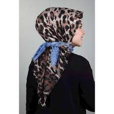 Poloist Keten Filanli Esarp Leopar Desen 194 2020 Trendler Moda Esarp