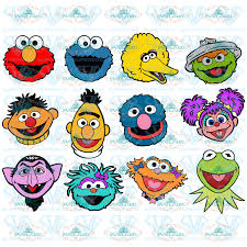 Maybe you would like to learn more about one of these? Sesame Street Face Head Bundle Svg Sesame Street Layered Elmo Cookie Monster Kermit Abby Cadabby Rosita Big Bird Zoe Svg Svg Land