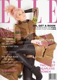 The title means she or her in french. Katherine Mcnamara Elle Magazine Cover By Derianl On Deviantart