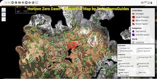 Horizon zero dawn is an action roleplaying game that was released in 2017 on the playstation 4.since being released on this console, horizon zero dawn has become hugely popular with gamers because of its graphics, storyline, and the fun side quests that players can choose to solve as they control aloy and make their way through the world of the game. Horizon Zero Dawn Map