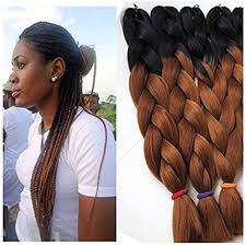 Yami Hair 5 Pieces 24 Kanekalon Jumbo Braid Afro Jumbo Braiding Hair Extensions Ombre Braiding Hair Synt Braided Hairstyles Jumbo Braiding Hair Ombre Braid