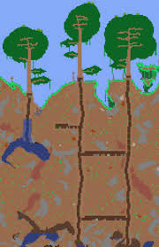 Living Tree The Official Terraria Wiki I felt like making a living wood tree house, so i did.