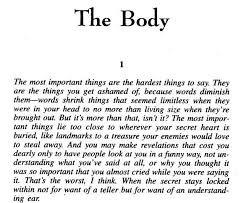 Stephen King The Body One Of My Favorite Quotes King Quotes Stephen King Quotes Stand Quotes