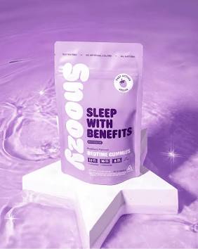 Snoozy Vegan Sleep Gummies, AI generated
