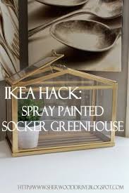 Ikea Hac Faux Brass Greenhouse Card Box Wedding Diy Wedding Terrarium Wedding