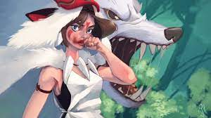 Keisuke masano'nun tsuki to laika to nosferatu (moon, laika, and the bloodsucking princess) ligh novelinin televizyon anime uyarlaması için salı günü resmi web sitesinde; Princess Mononoke 2560x1440 Free Download By Okenart On Deviantart