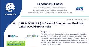 Daftar Isu Hoaks 2 Februari 2021 Ppid Diskominfo Jateng