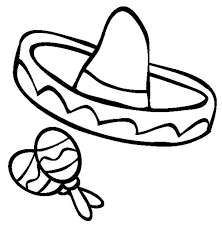 Check spelling or type a new query. Mexica Sombrero And Maracas In Mexican Fiesta Coloring Page Kids Play Color