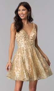 Collection by couture candy • last updated 9 hours ago. V Neck Gold Jvnx By Jovani Glitter Homecoming Dress